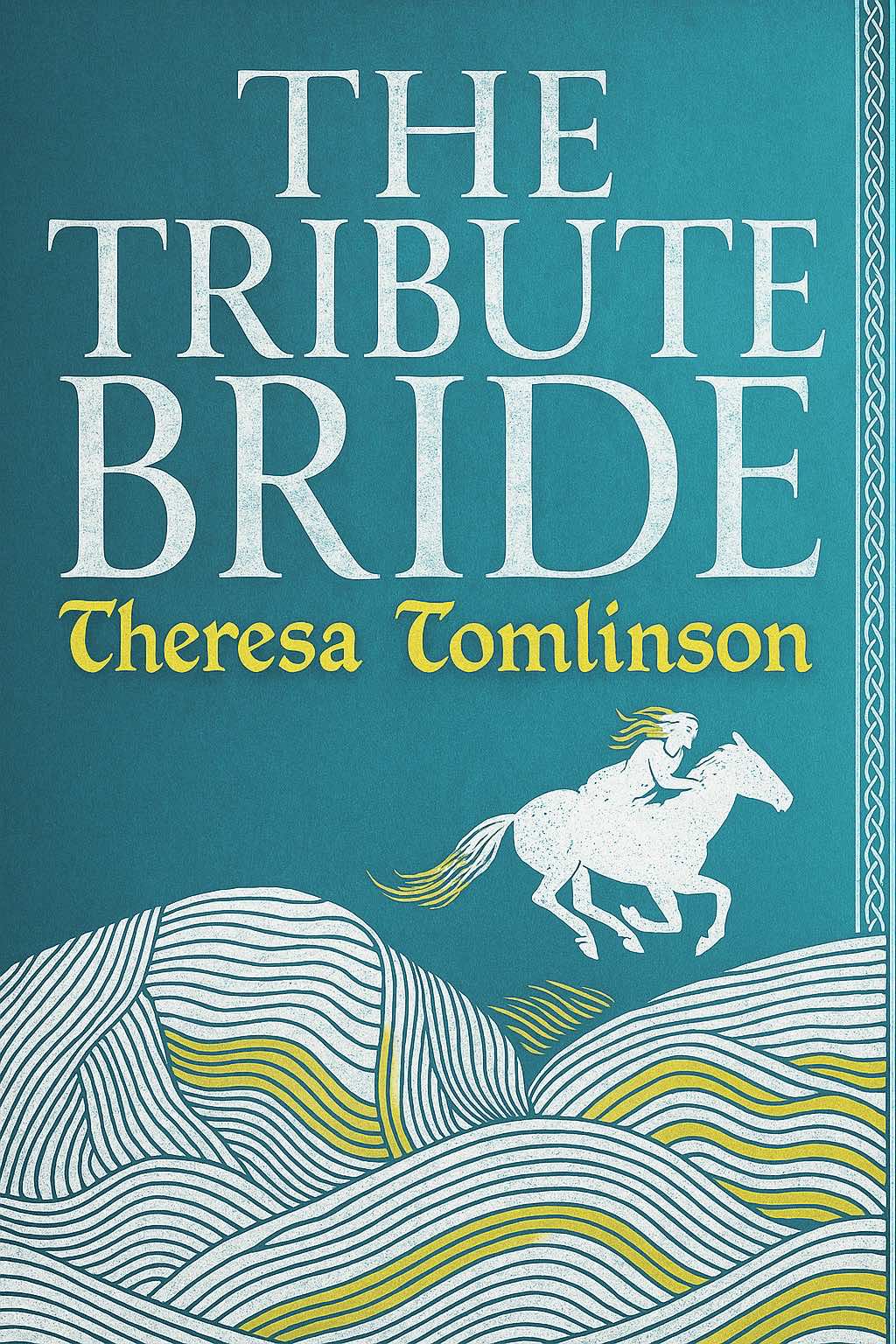 Cover of The Tribute Bride by Theresa Tomlinson – Anglo-Saxon historical novel